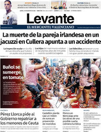 Portada Levante 2026-08-27