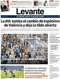 Portada Levante 2026-02-28