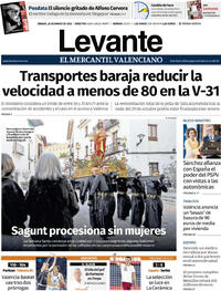 Portada Levante 2026-03-28