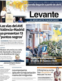Portada Levante 2026-01-29