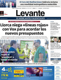 Portada Levante 2026-05-29