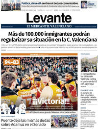 Portada Levante 2026-01-30