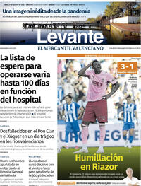 Portada Levante 2026-08-31