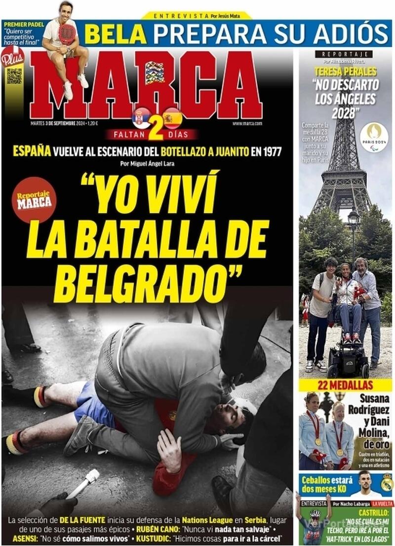 PORTADAS PRENSA DEPORTIVA  MARTES 3 DE SEPTIEMBRE 03091f680c