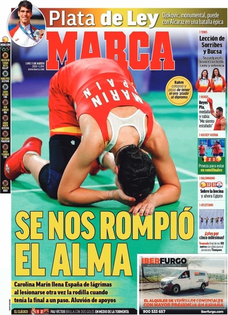 PORTADAS PRENSA DEPORTIVA LUNES 5 DE AGOSTO 0508e166c1