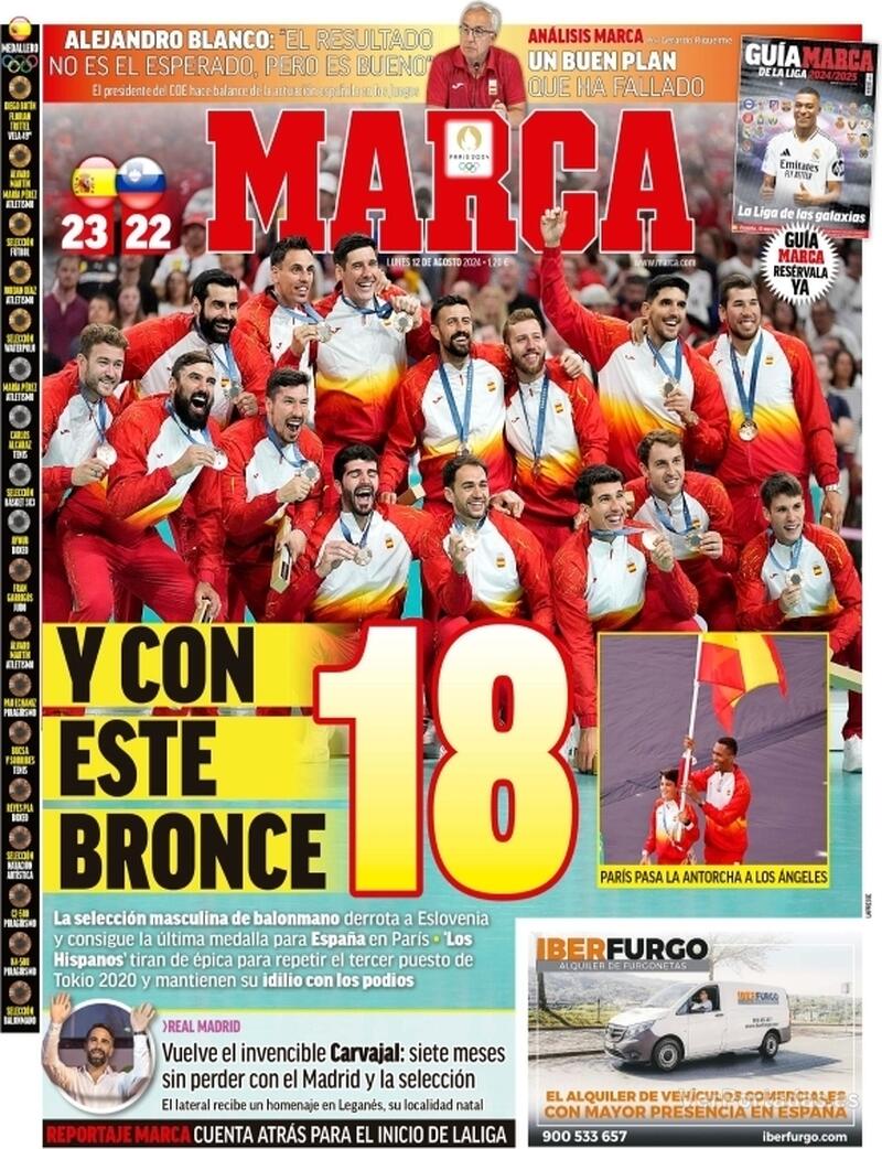 PORTADAS PRENSA DEPORTIVALUNES 12 DE AGOSTO 1208bdb007