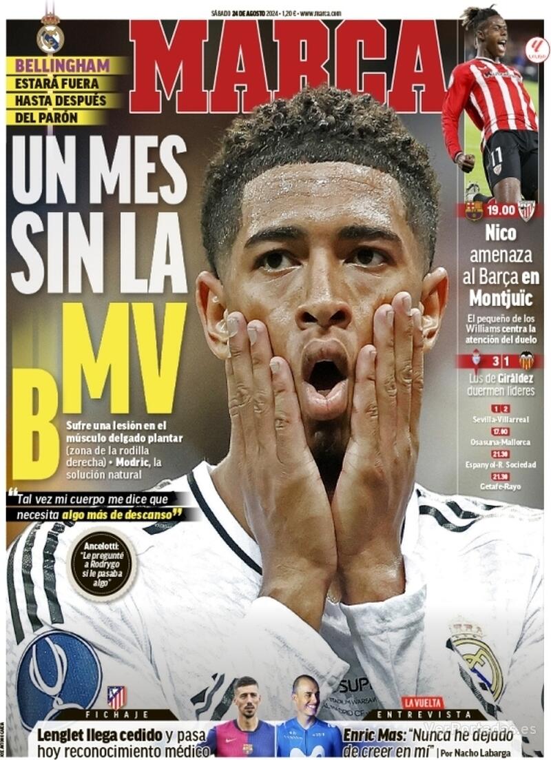 PORTADAS PRENSA DEPORTIVA SABADO 24 DE AGOSTO 2408f5d506