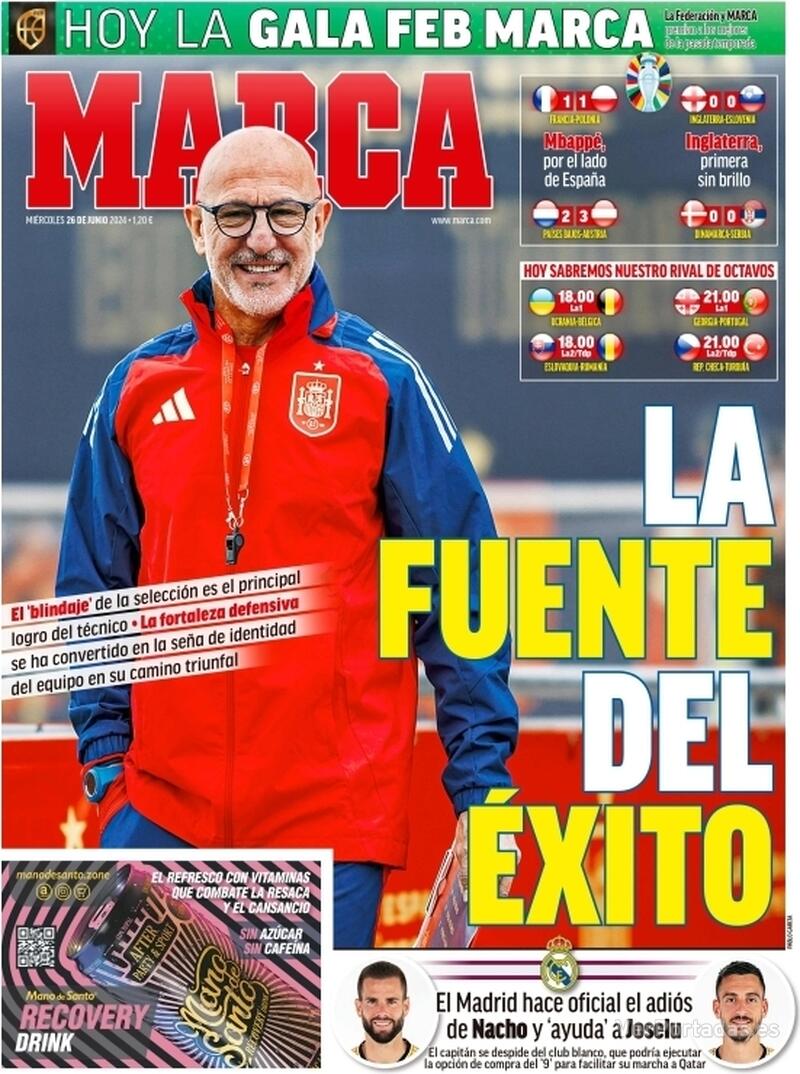 PORTADAS PRENSA DEPORTIVA  MARTES 26 DE JUNIO 26062856dc