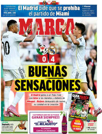 Portada periódico Marca