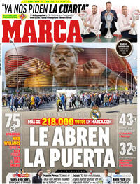 Portada periódico Marca