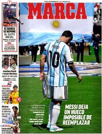Portada periódico Marca Portada periódico Marca