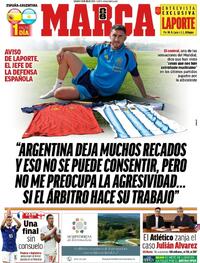 Portada periódico Marca Portada periódico Marca