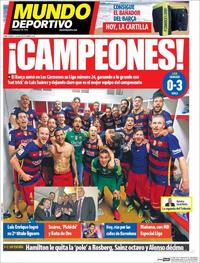Mundo Deportivo - 15-05-2016