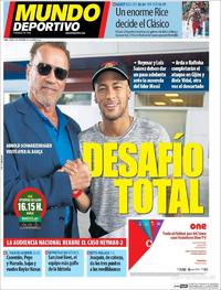 Portada Mundo Deportivo 2016-09-24