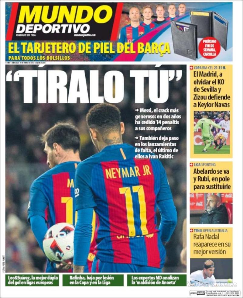 Portada Superdeporte 2017-01-18