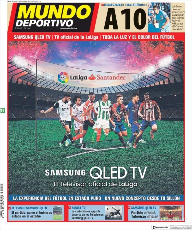 Portada Superdeporte 2017-11-19