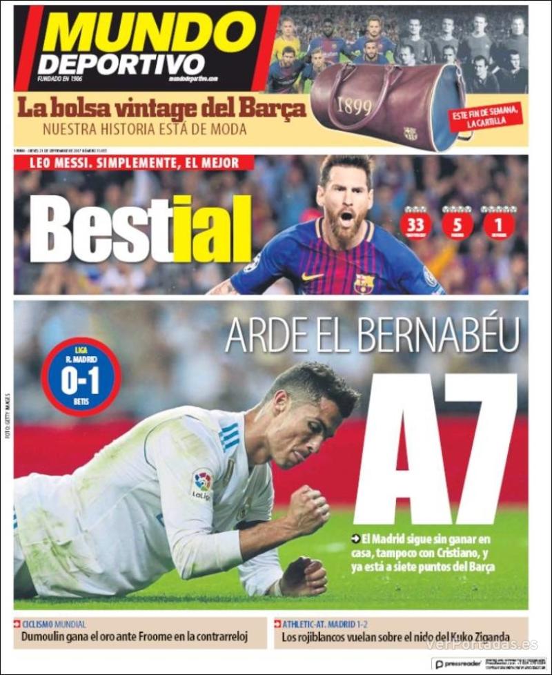 Portada Superdeporte 2017-09-21