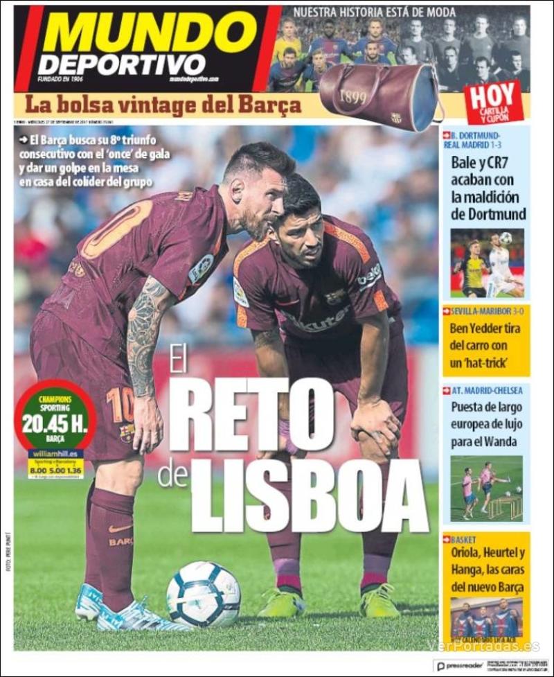 Portada Superdeporte 2017-09-27
