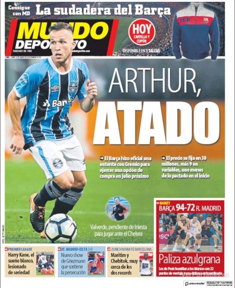 Portada Superdeporte 2018-03-12