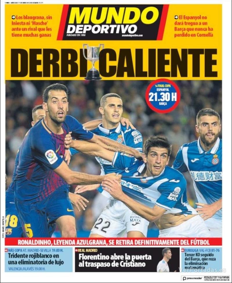 Portada Superdeporte 2018-01-17