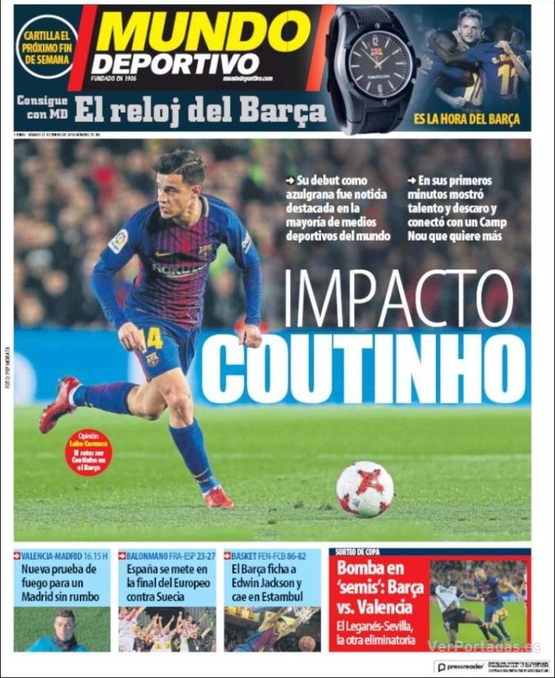 Portada Superdeporte 2018-01-27