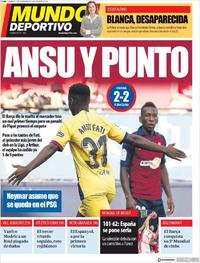 Portada Mundo Deportivo 2019-09-01