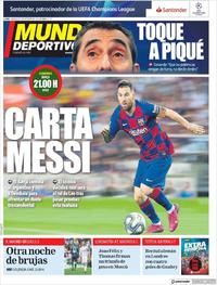 Portada Mundo Deportivo 2019-10-02