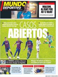 Portada Mundo Deportivo 2019-08-03