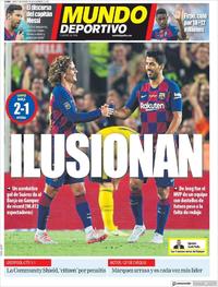 Portada Mundo Deportivo 2019-08-05