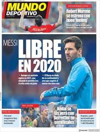 Portada Mundo Deportivo 2019-09-06