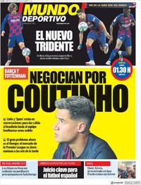 Portada Mundo Deportivo 2019-08-07