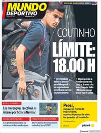 Portada Mundo Deportivo 2019-08-08