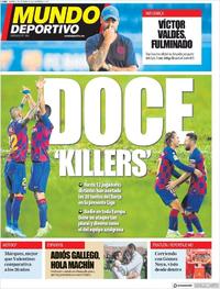 Portada Mundo Deportivo 2019-10-08