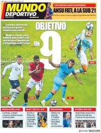 Portada Mundo Deportivo 2019-10-12