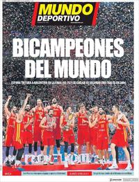 Portada Mundo Deportivo 2019-09-16