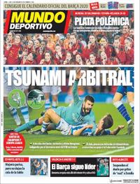 Portada Mundo Deportivo 2019-12-16