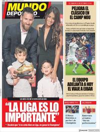 Portada Mundo Deportivo 2019-10-17