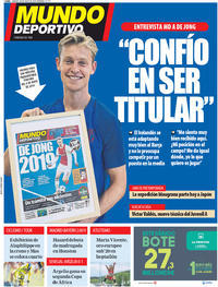 Portada Mundo Deportivo 2019-07-20