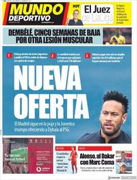 Portada Mundo Deportivo 2019-08-20