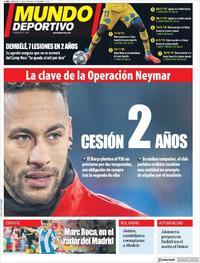 Portada Mundo Deportivo 2019-08-21