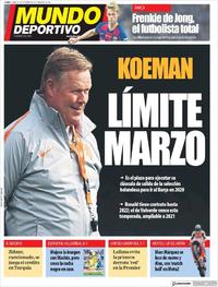 Portada Mundo Deportivo 2019-10-21