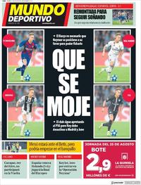 Portada Mundo Deportivo 2019-08-23