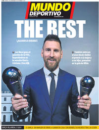 Portada Mundo Deportivo 2019-09-24