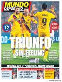 Portada Mundo Deportivo 2019-10-24