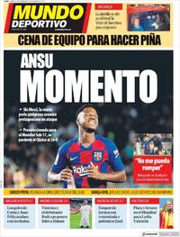 Portada Mundo Deportivo 2019-09-26