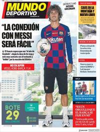 Portada Mundo Deportivo 2019-07-27
