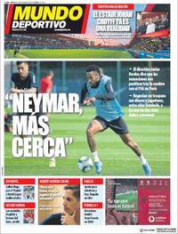 Portada Mundo Deportivo 2019-08-28