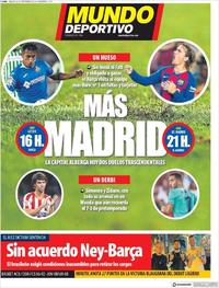 Portada Mundo Deportivo 2019-09-28