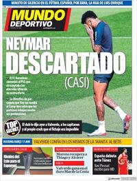 Portada Mundo Deportivo 2019-08-31