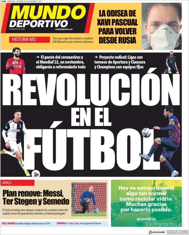Portada Superdeporte 2020-04-01
